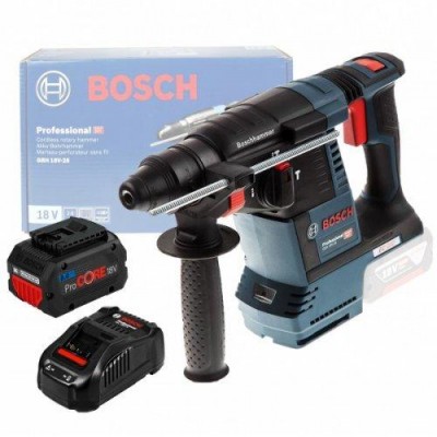 Перфоратор Bosch Professional GBH 18V-26 8,0 Ah и ж/п GAL 1880 CV (0615990M3N)