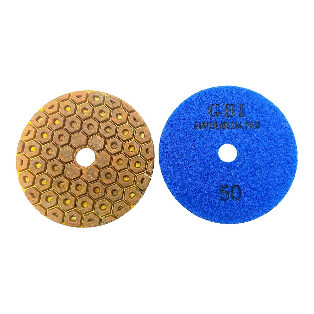 Алмазный гибкий шлифовальный круг GBI металлизированный на липучке №50 (CHG50)