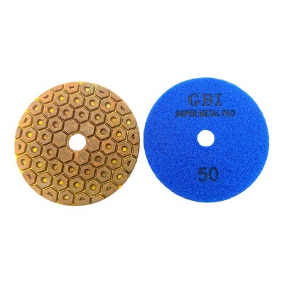 Алмазний гнучкий шліфувальний круг GBI металізований на липучці №50 (CHG50)