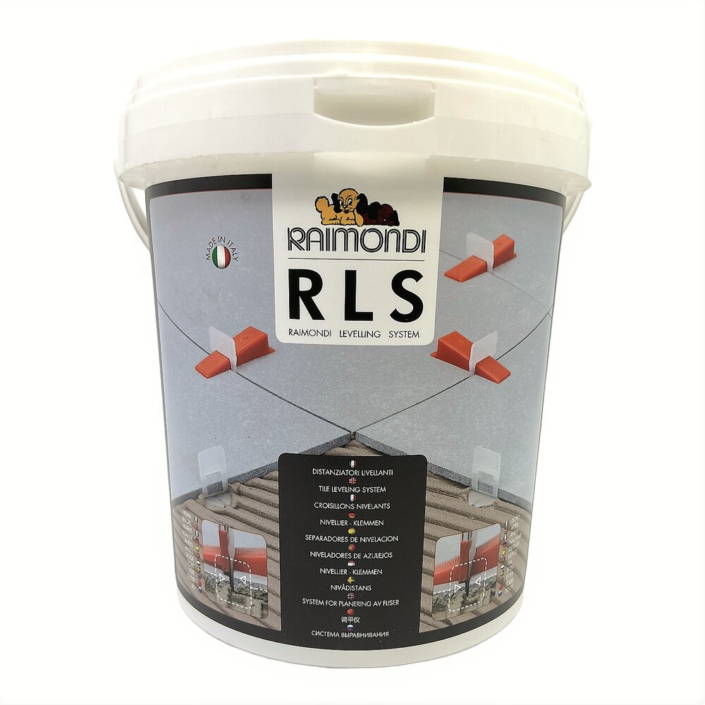 Набор системы выравнивания плитки R.L.S. для напольной укладки плитки (основа СВП/клины/зажим) (180K