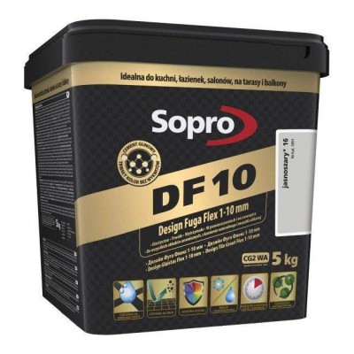 Затирка для швов Sopro DF 10 1051 светло-серая №16 (5 кг) (1051/5)