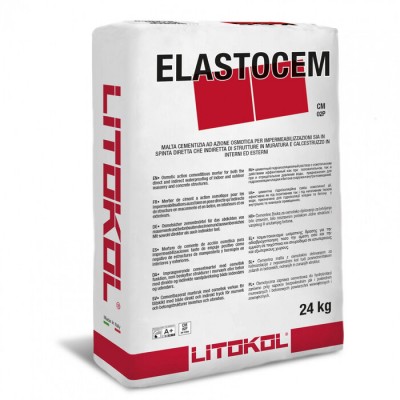 Компонент А двухкомпонентной эластичной гидроизоляции Litokol ELASTOCEM 24 кг (ELST0024)