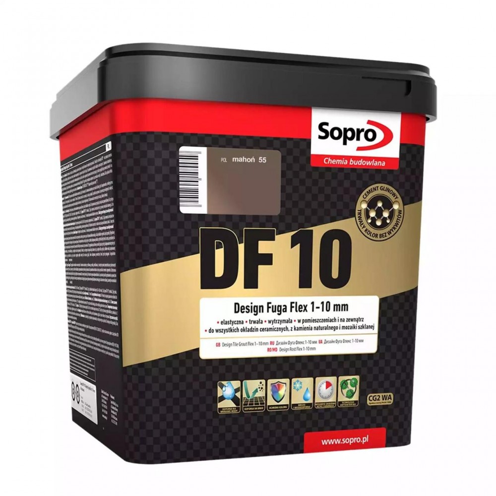 Затирка для швів Sopro DF 10 1075 махон №55 (5 кг) (1075/5)