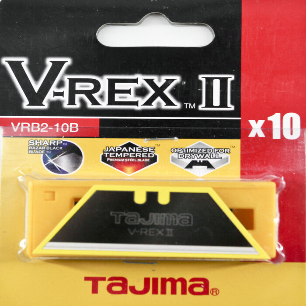 Лезвия трапециевидные Tajima V-REX Razar Black (1102-0750)