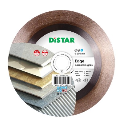 Диск алмазный Distar Edge 200 мм для керамогранита/керамики (11120421015)