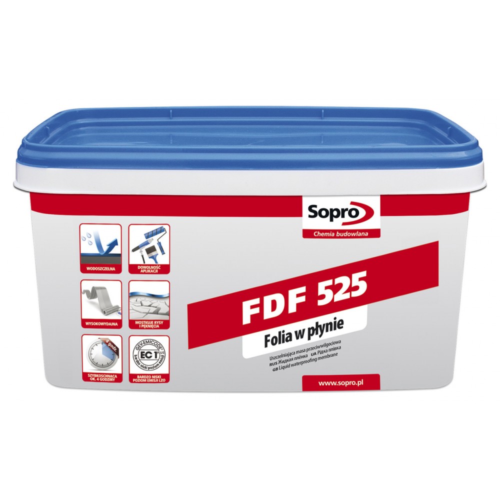 Гидроизоляция обмазочная Sopro FDF 525 3 кг (525/3)