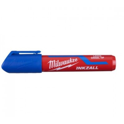 Великий маркер Milwaukee INKZALL для будмайданчика синій (4932471557)