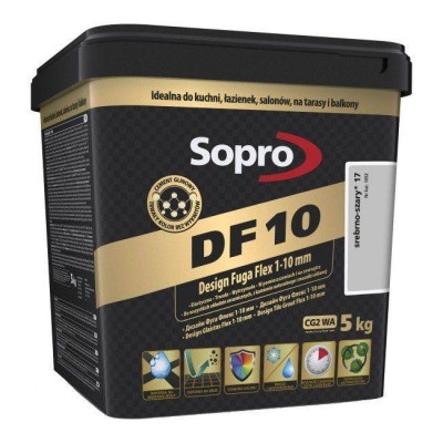 Затирка для швов Sopro DF 10 1052 серебристо-серая №17 (5 кг) (1052/5)