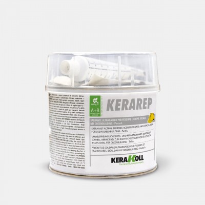 Средство Kerakoll Kerarep для заделки трещин в монолитных основаниях, бетоне и стяжке, 3-компонентно