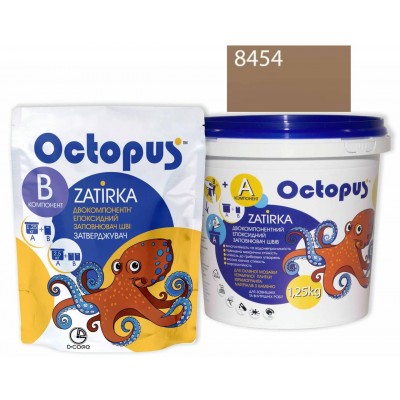 Двокомпонентна епоксидна фуга Octopus Zatirka колір бежевий 8454 1,25 кг (8454-1)