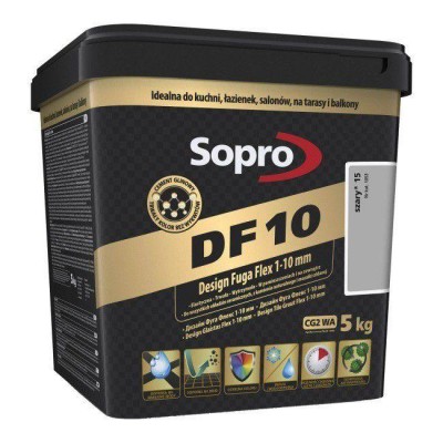 Затирка для швов Sopro DF 10 1053 серая №15 (5 кг) (1053/5)