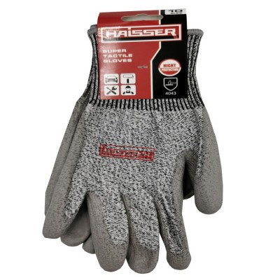 Перчатки защитные с полиуретановым покрытием HAISSER размер XL (10) (211424)