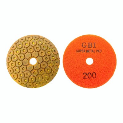 Алмазный гибкий шлифовальный круг GBI металлизированный на липучке №200 (CHG200)