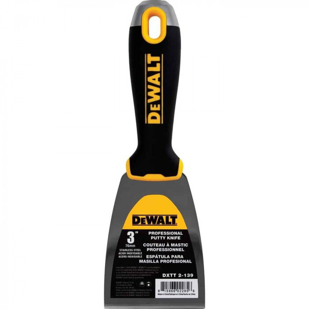 Шпатель DeWalt 3" 76 мм из нержавеющей стали (2-139)