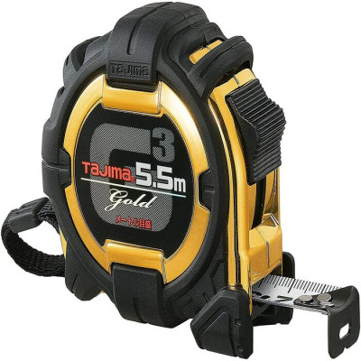Рулетка строительная Tajima G3 LOCK G3GL19-55BL ударопрочная 5,5 м (1001-1662)