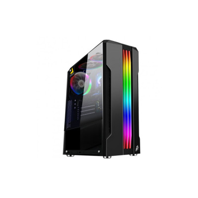 Корпус 1stPlayer R3-A-3R1 Color LED Black без БЖ