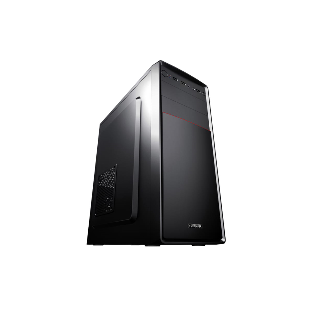 Корпус 1stPlayer A2-400PLS Black 400W-12cm