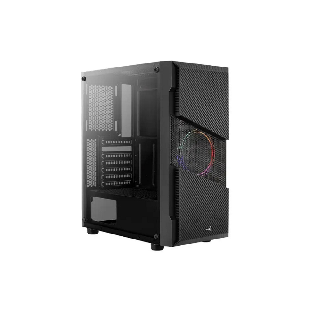 Корпус AeroCool Menace Saturn FRGB-G-BK-v1 (ACCM-PV20013.11) Black без БП