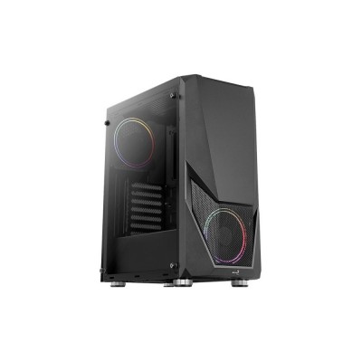 Корпус AeroCool Zauron Saturn FRGB-G-BK-v2 (ACCM-PV23023.11) Black без БЖ