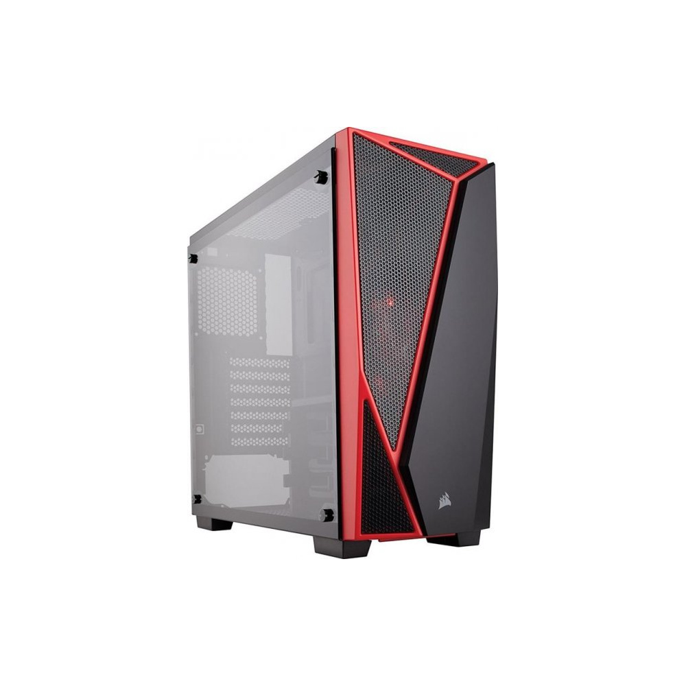 Корпус Corsair Carbide SPEC-04 Tempered Glass Black/Red (CC-9011117-WW) без БП