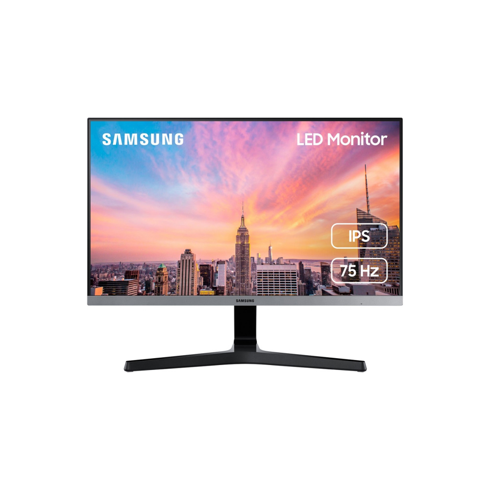 Монитор Samsung 23.8" S24R350FHI (LS24R350FZIXCI) IPS Dark Blue Gray