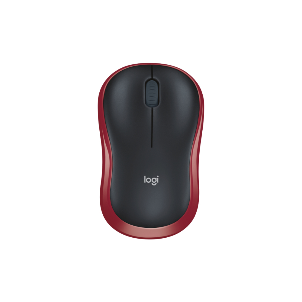 Мышка беспроводная Logitech M185 (910-002240) Red USB