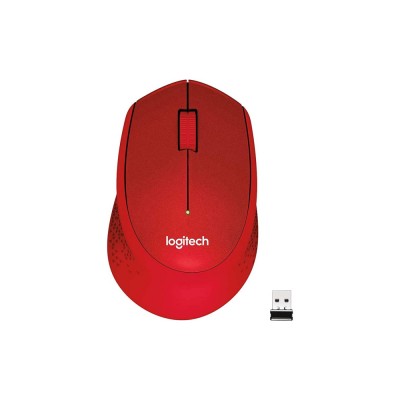 Мышка беспроводная Logitech M330 Silent Plus (910-004911) Red USB