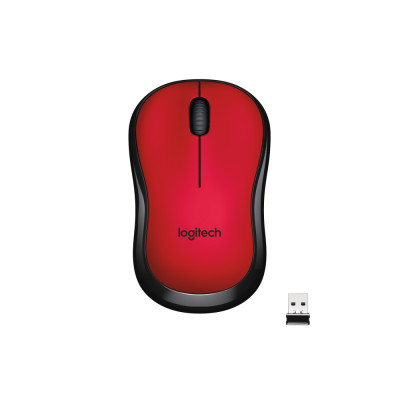 Миша бездротова Logitech M220 Silent (910-004880) Red USB