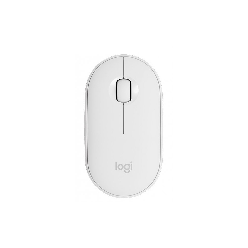 Мышка беспроводная Logitech Pebble M350 (910-005716) White USB
