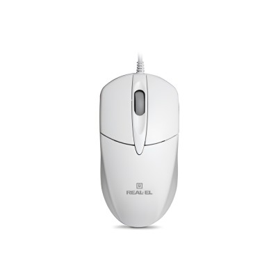 Мышка REAL-EL RM-211 White USB