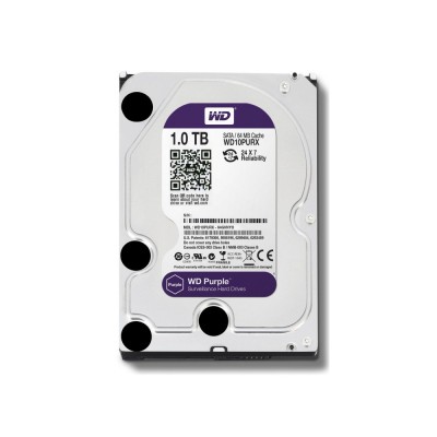 Накопичувач HDD Western Digital Purple 1TB 64MB 5400rpm WD10PURX 3.5 SATA III