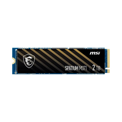 Накопитель SSD 2TB MSI Spatium M371 M.2 2280 PCIe 4.0 x4 NVMe 3D NAND TLC (S78-440Q450-P83)