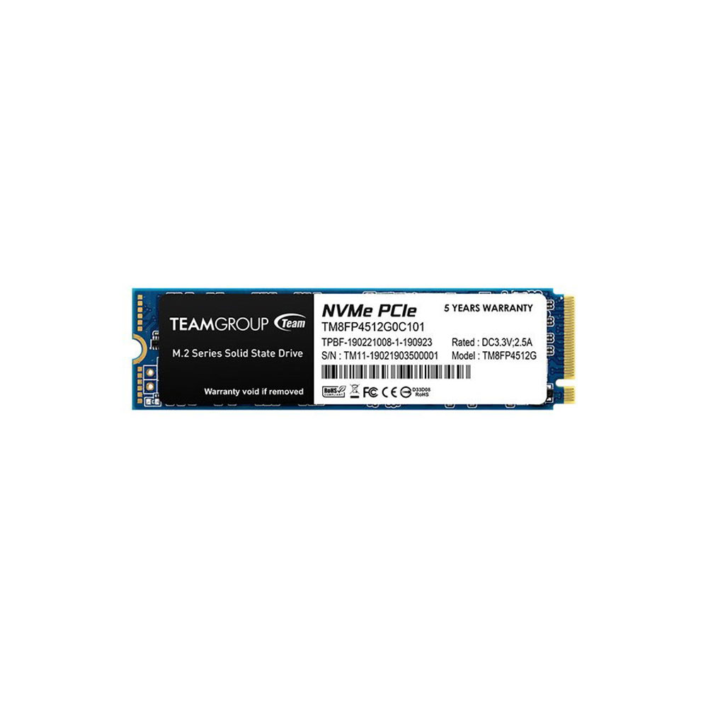 Накопичувач SSD 512GB Team MP34 M.2 2280 PCIe 3.0 x4 3D TLC (TM8FP4512G0C101)