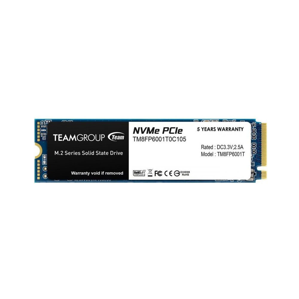 Накопитель SSD 1TB Team MP34 M.2 2280 PCIe 3.0 x4 3D TLC (TM8FP4001T0C101)