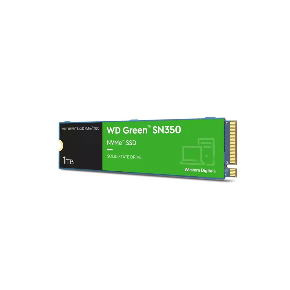 Накопитель SSD 1TB WD Green SN350 M.2 2280 PCIe 3.0 x4 3D QLC (WDS100T3G0C)
