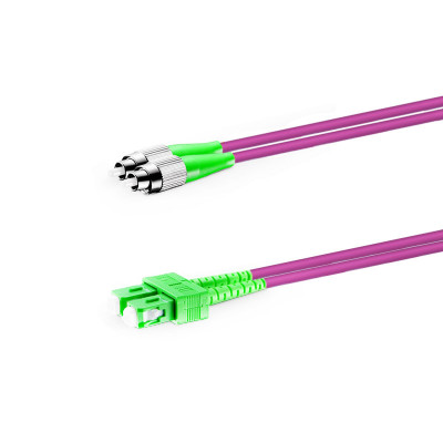 Патч-корд оптический FC/APC-SC/APC, MM 50/125 OM4, Duplex 3.0мм, Network, 3м