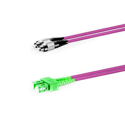 Патч-корд оптический FC/UPC-SC/APC, MM 50/125 OM4, Duplex 3.0мм, Network, 5м