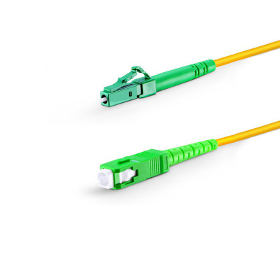 Патч-корд оптический LC/APC-SC/APC, SM 9/125 G657A1, Simplex 3.0мм, Network, 0.5м