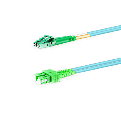 Патч-корд оптический LC/APC-SC/APC, MM 50/125 OM3, Duplex 3.0мм, Network, 0.5м