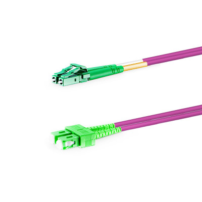 Патч-корд оптический LC/APC-SC/APC, MM 50/125 OM4, Duplex 3.0мм, Network, 3м