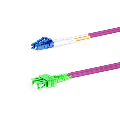 Патч-корд оптический LC/UPC-SC/APC, MM 50/125 OM4, Duplex 3.0мм, Network, 5м