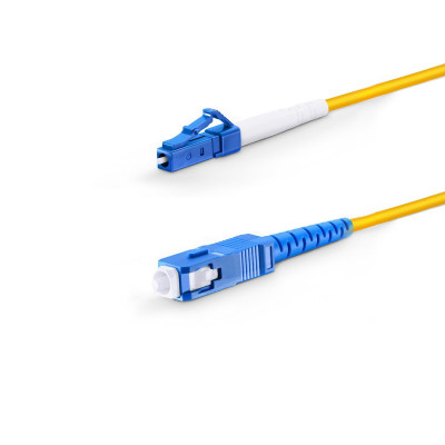 Патч-корд оптичний LC/UPC-SC/UPC, SM 9/125 G652D, Simplex 3.0мм, Network, 0.5м