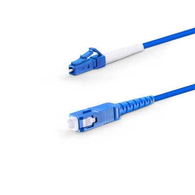 Патч-корд оптический LC/UPC-SC/UPC, SM 9/125 G652D, Simplex 3.0мм Armored, Network, 5м