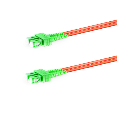 Патч-корд оптичний SC/APC-SC/APC, MM 50/125 OM2, Duplex 3.0мм, Network, 0.5м
