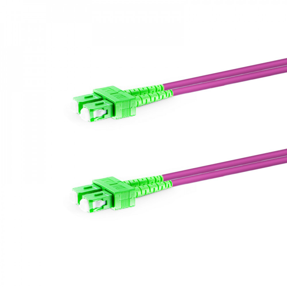 Патч-корд оптический SC/APC-SC/APC, MM 50/125 OM4, Duplex 3.0мм, Network, 5м