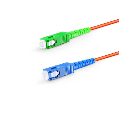 Патч-корд оптический SC/APC-SC/UPC, MM 50/125 OM2, Simplex 3.0мм, Network, 0.5м