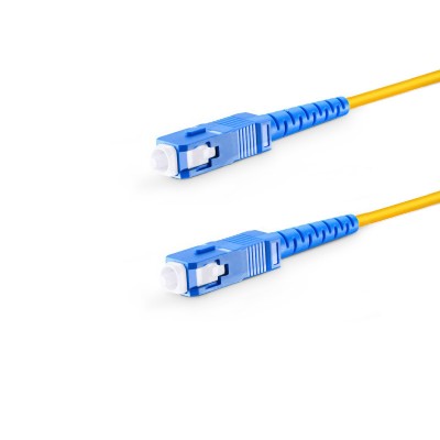 Патч-корд оптичний SC/UPC-SC/UPC, SM 9/125 G652D, Simplex 3.0мм, Network, 0.5м