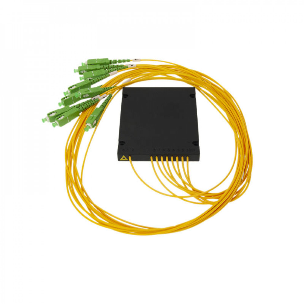 Делитель (Splitter) PLC 1x8 SC/APC (ABS-box)