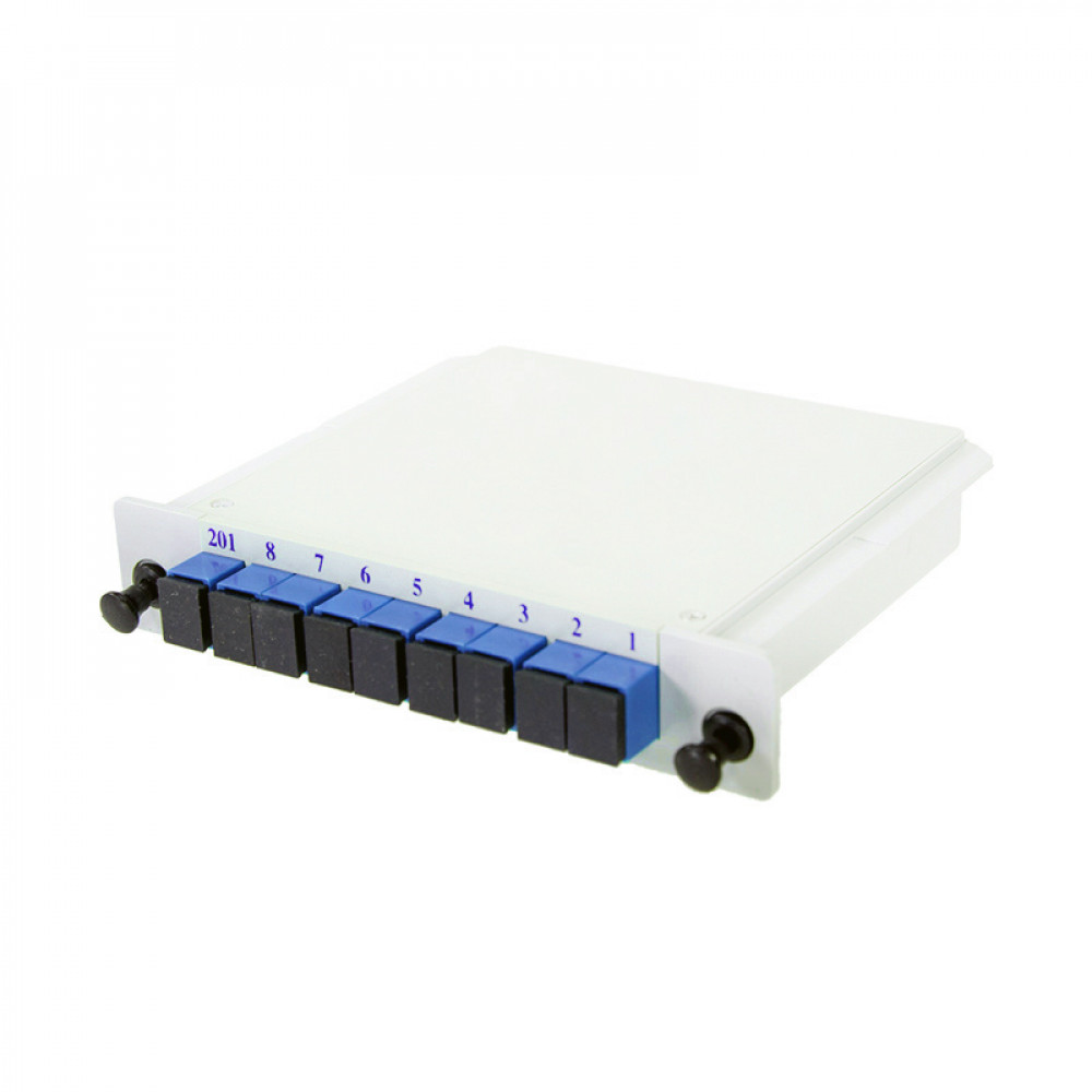 Делитель (Splitter) PLC 1x8 SC/UPC (DIN) корпусный