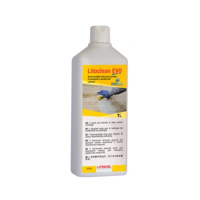 Чистящее средство LITOCLEAN EVO для очистки плитки после укладки 1 литр (LCLEVO0121)